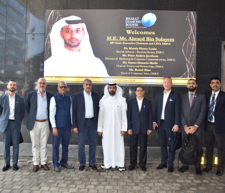 Mr. Ahmed Bin Sulayem, CEO of DMCC and Executive Chairman of Kimberley Process, Visits BDB
